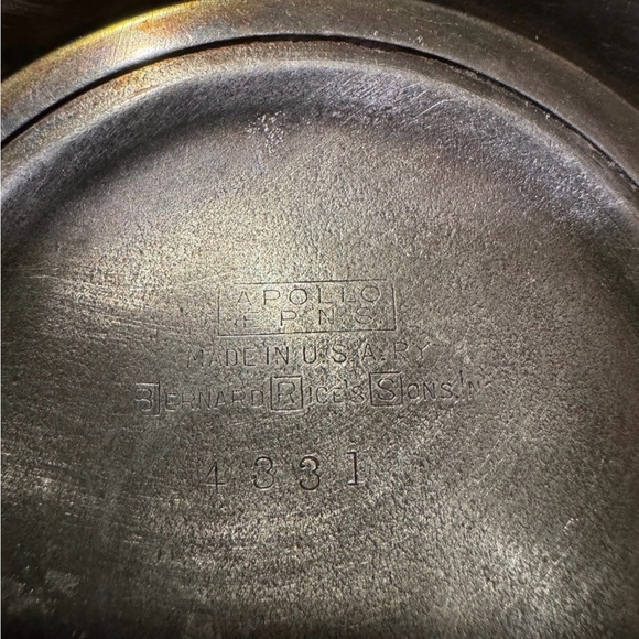 Antique 1920s Art Deco Silver Plated Apollo Bernard Rice & Sons Cocktail Pitcher - Picture 6 of 10